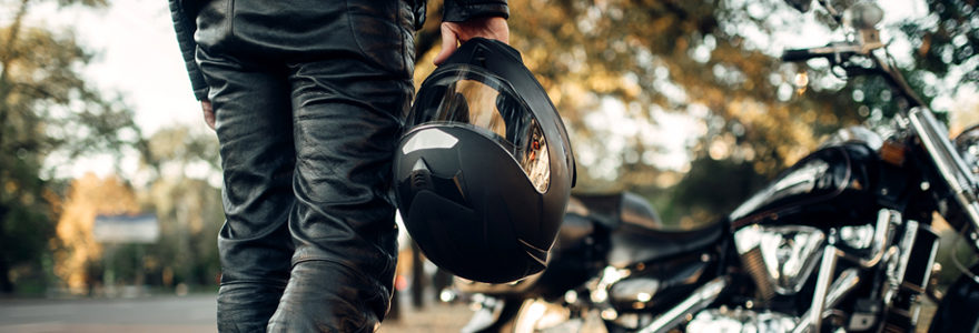 Casque moto jet